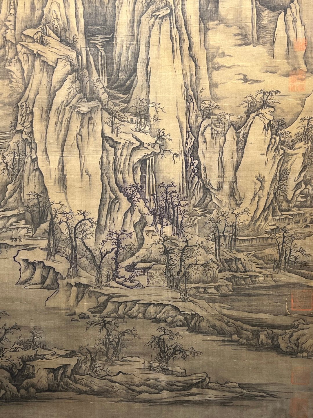 Chinese scroll painting Xuanzong (not erased)