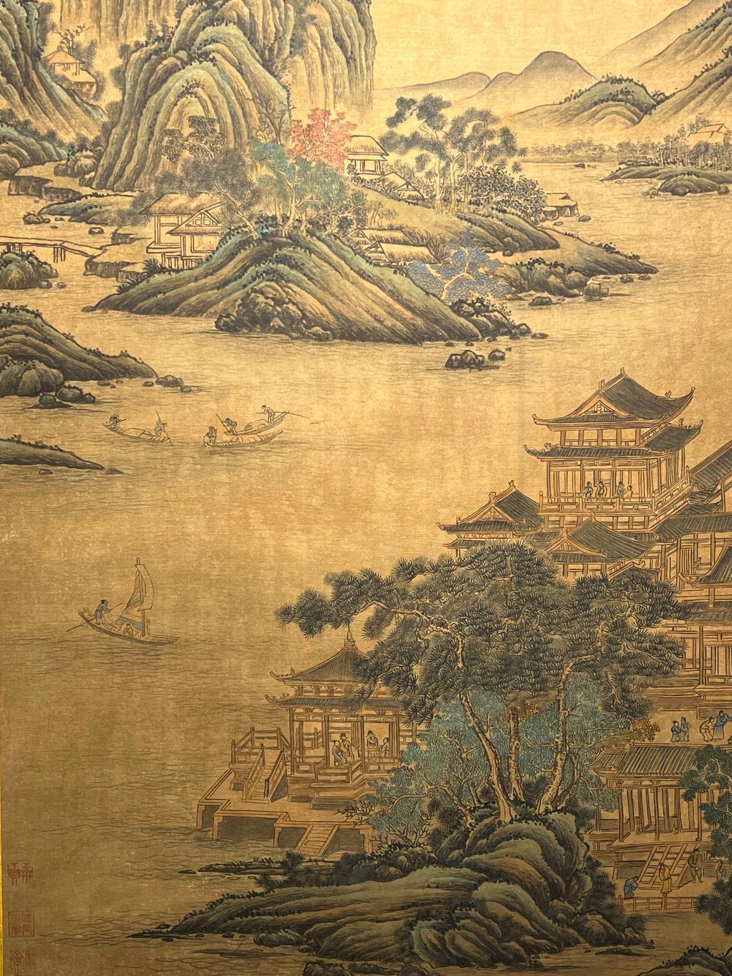 Chinese scroll painting Wang Meng