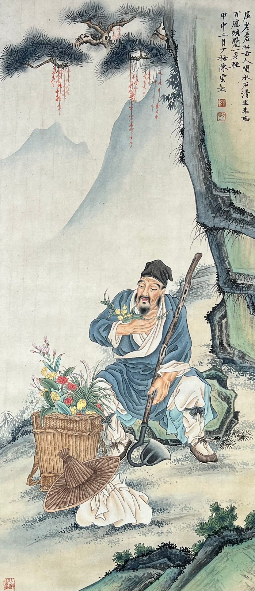 Chinese scroll painting Chen Shaomei
