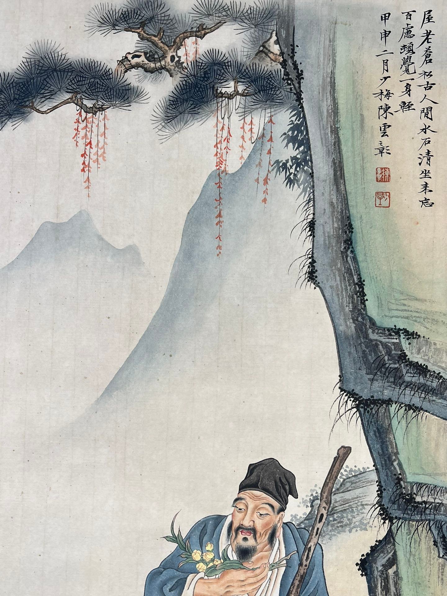 Chinese scroll painting Chen Shaomei