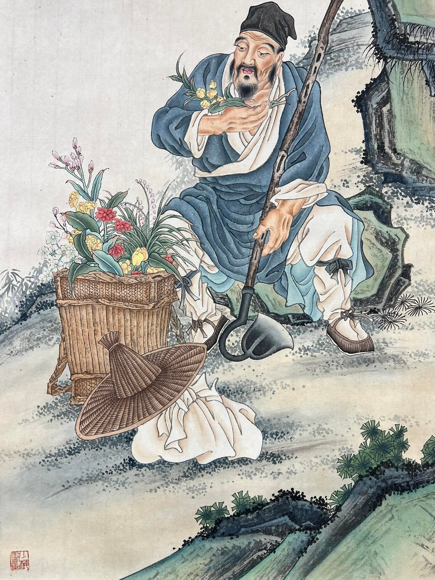 Chinese scroll painting Chen Shaomei