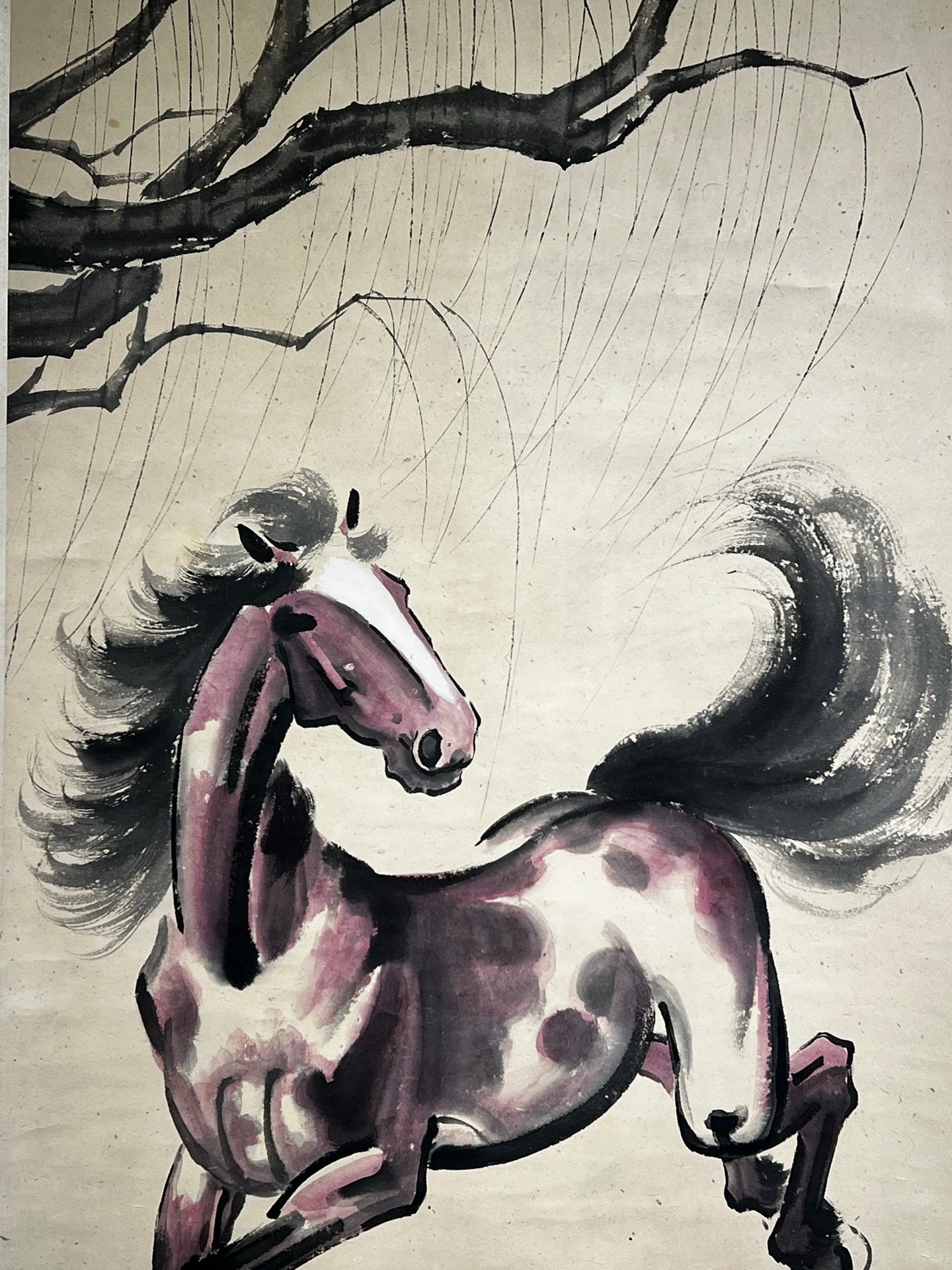 Chinese scroll painting Xu Beihong