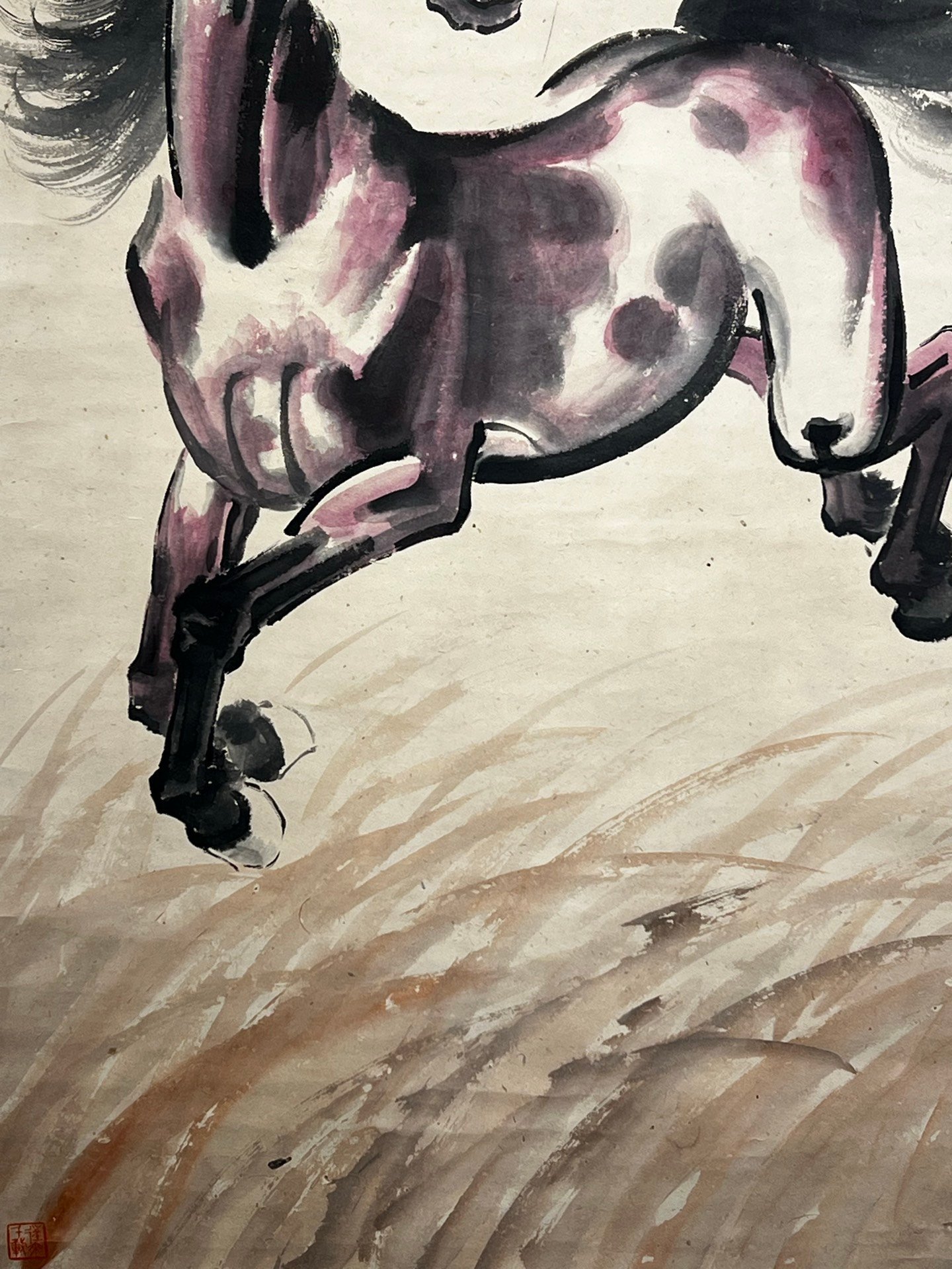 Chinese scroll painting Xu Beihong