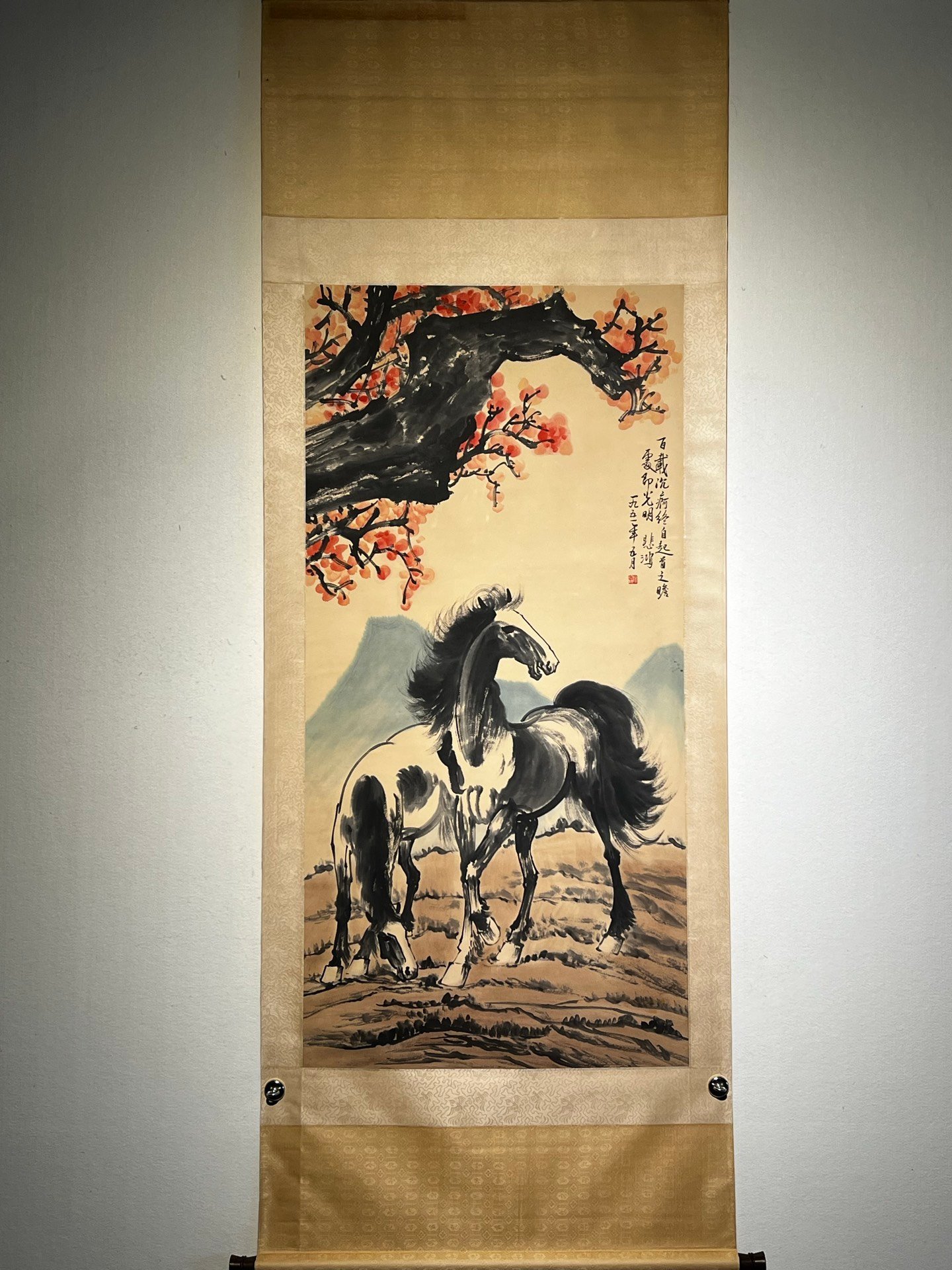 Chinese scroll painting Xu Beihong