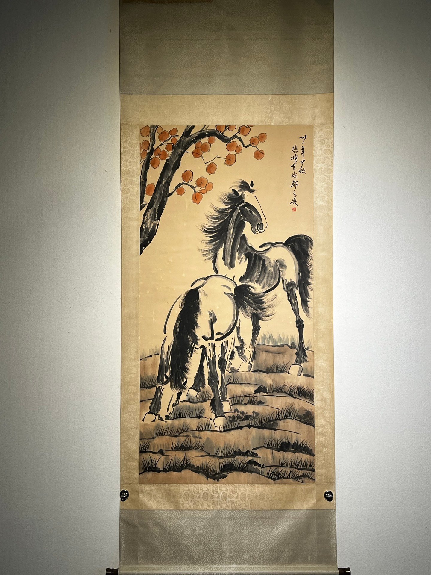 Chinese scroll painting Xu Beihong