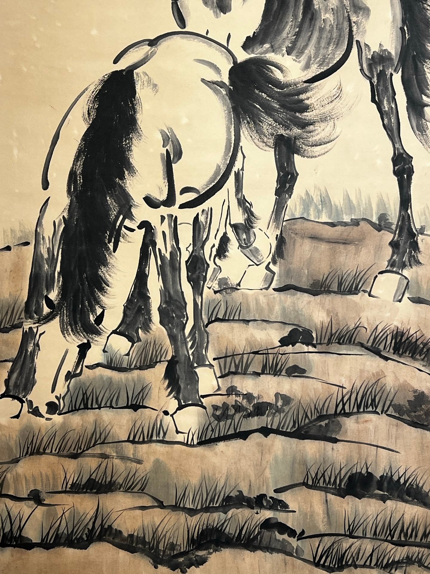 Chinese scroll painting Xu Beihong