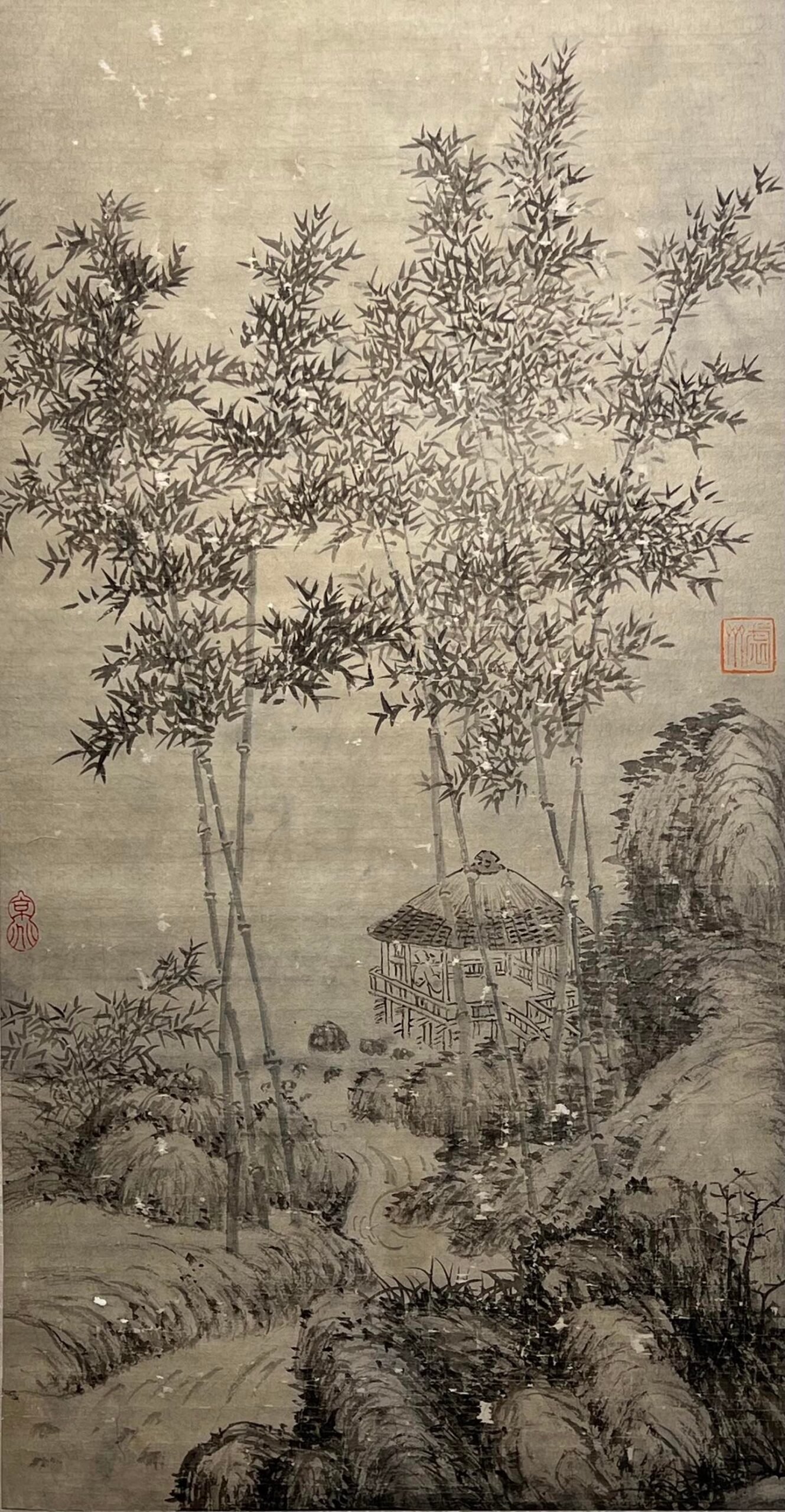 Chinese scroll painting Wang Meng