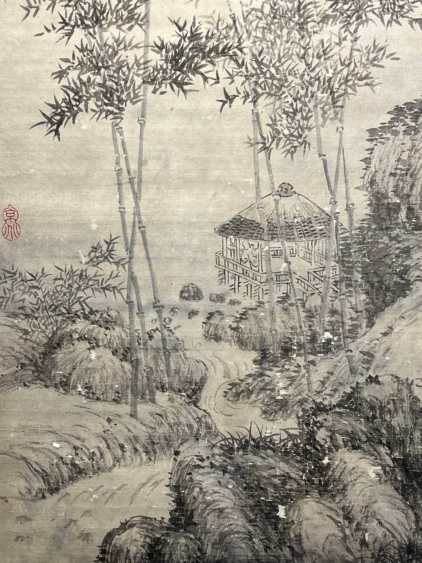 Chinese scroll painting Wang Meng