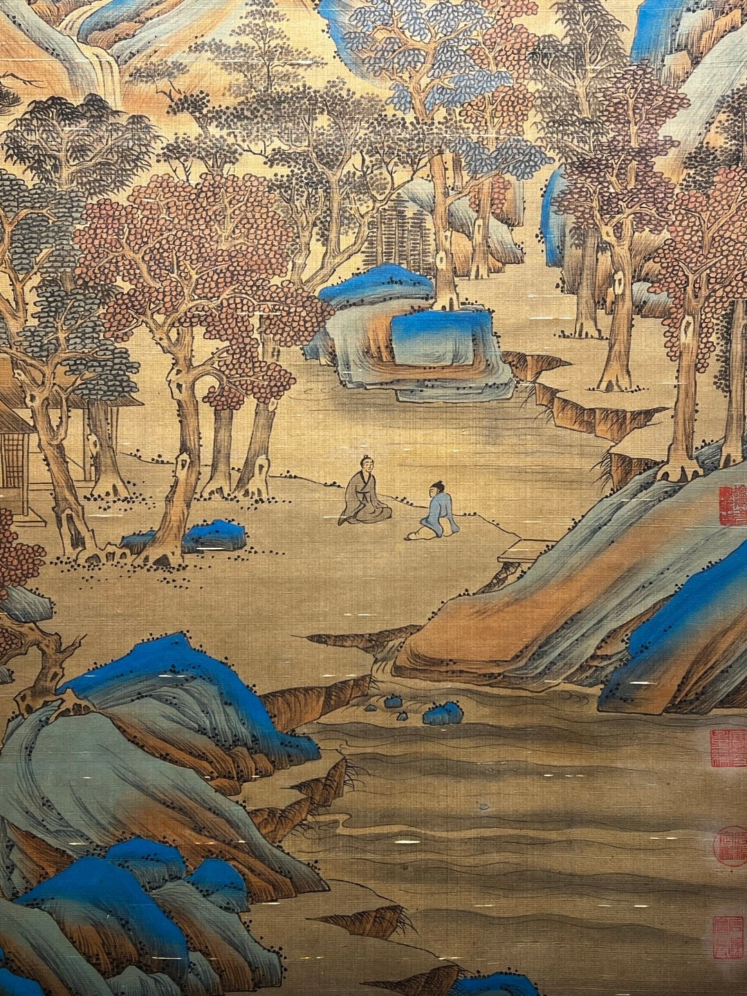 Chinese scroll painting Wang Zhenpeng