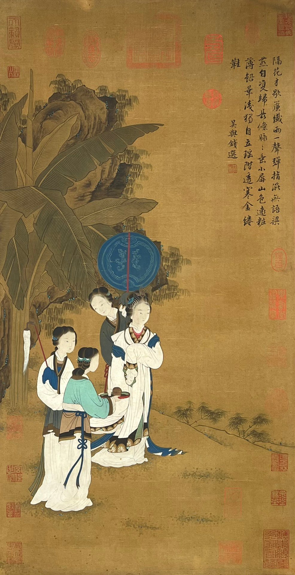 Chinese scroll painting Qian Xuan