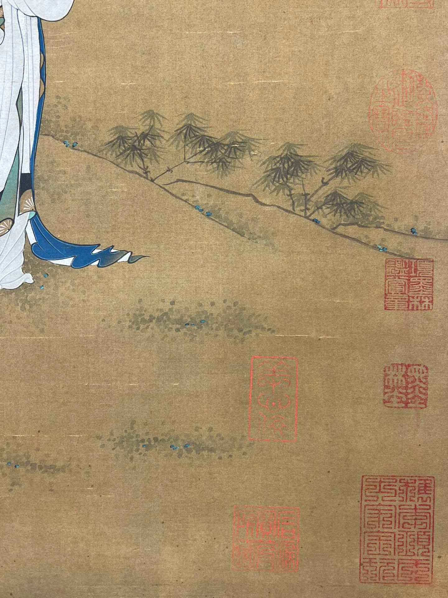 Chinese scroll painting Qian Xuan