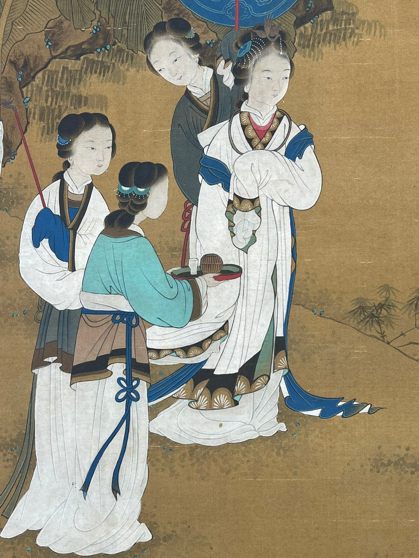 Chinese scroll painting Qian Xuan