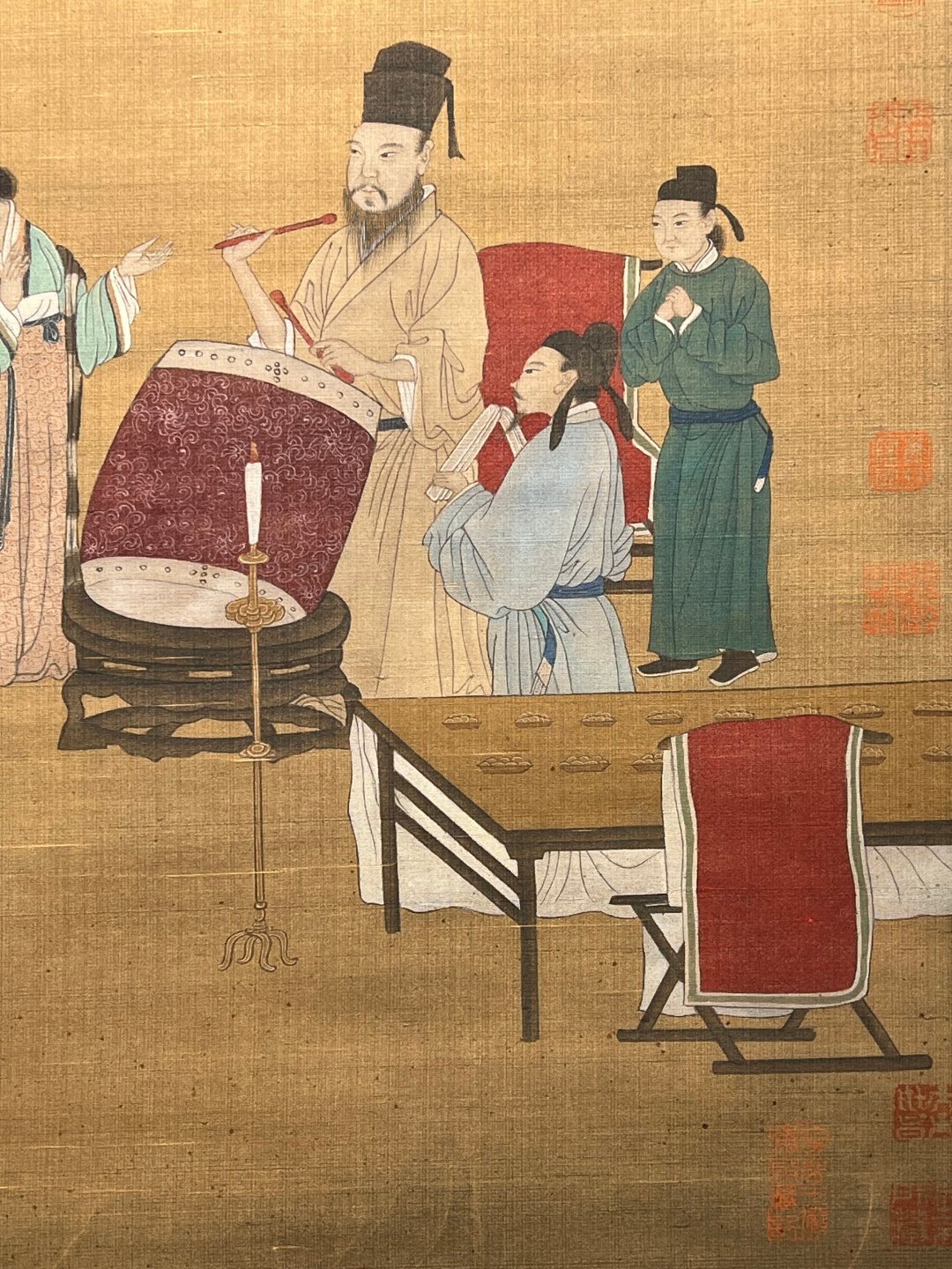 Chinese scroll painting Gu Hongzhong