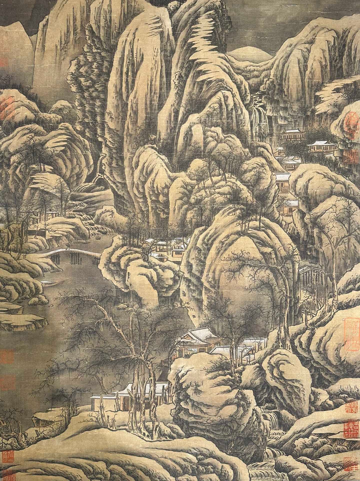 Chinese scroll painting Hongwu