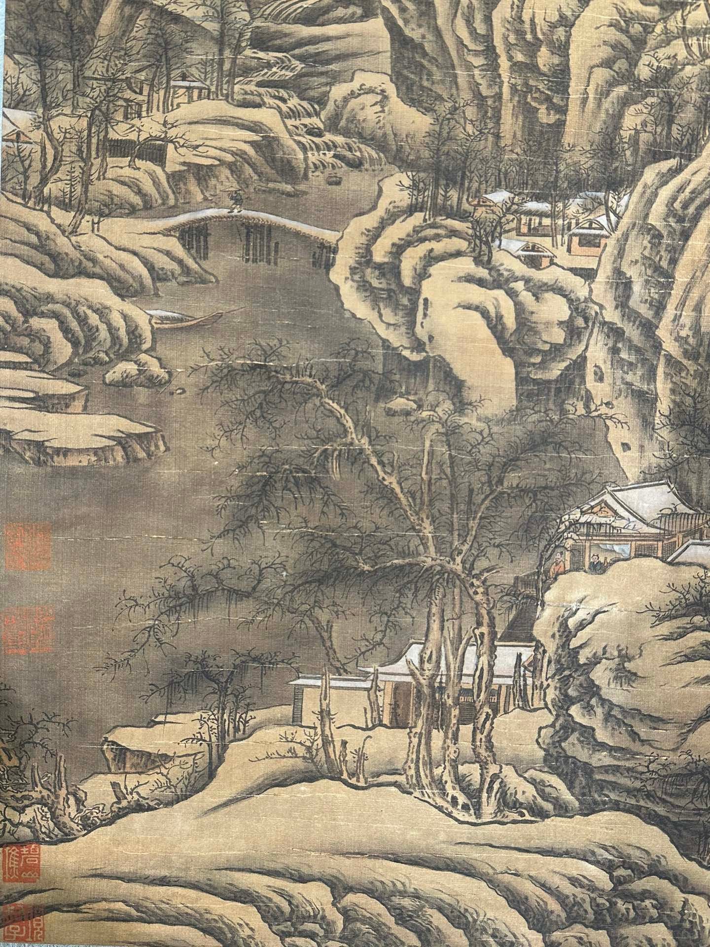 Chinese scroll painting Hongwu