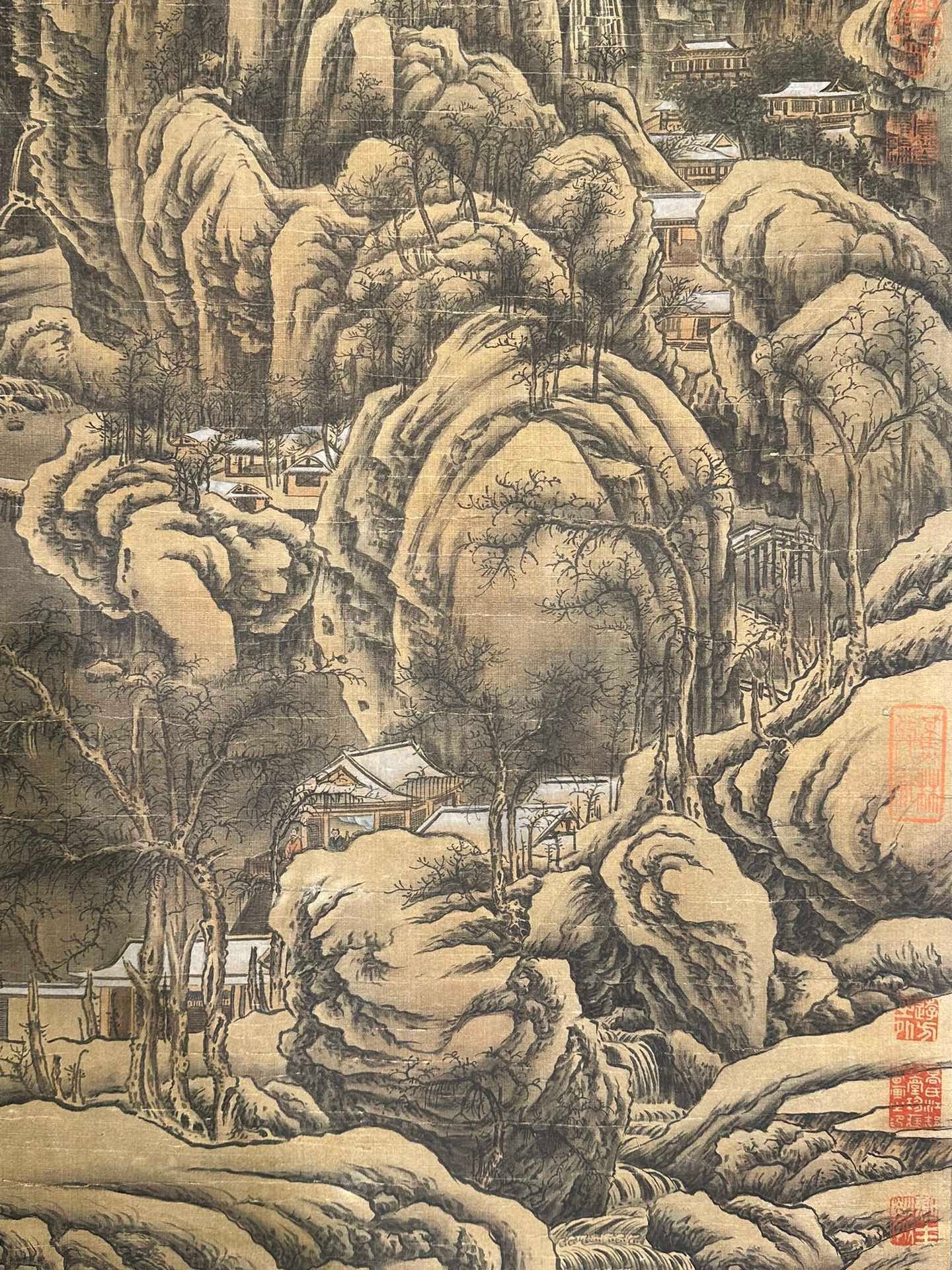 Chinese scroll painting Hongwu