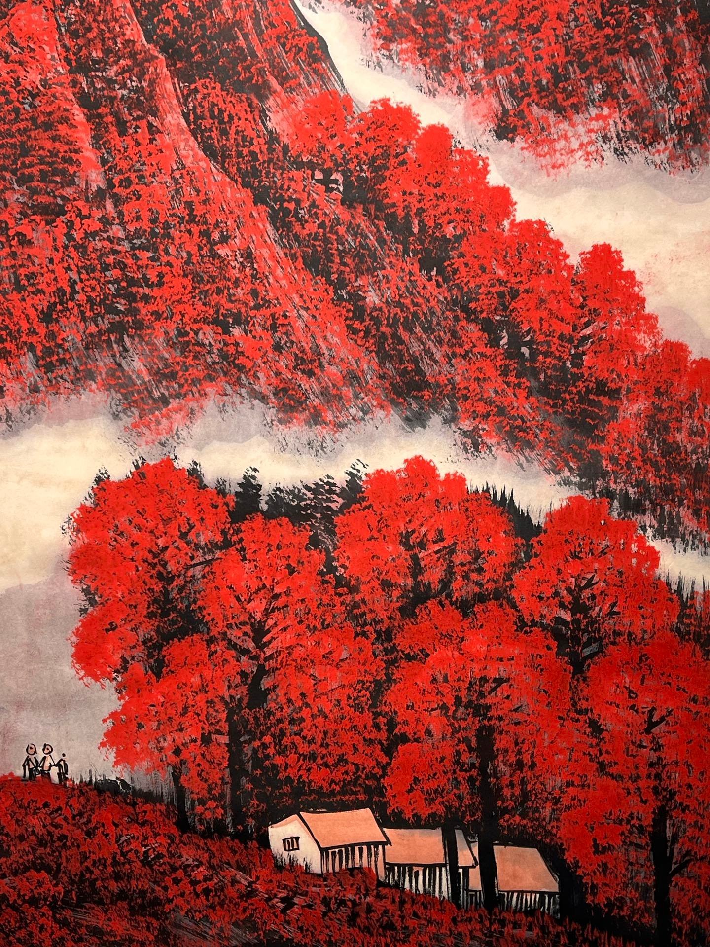 Chinese scroll painting Li Keran