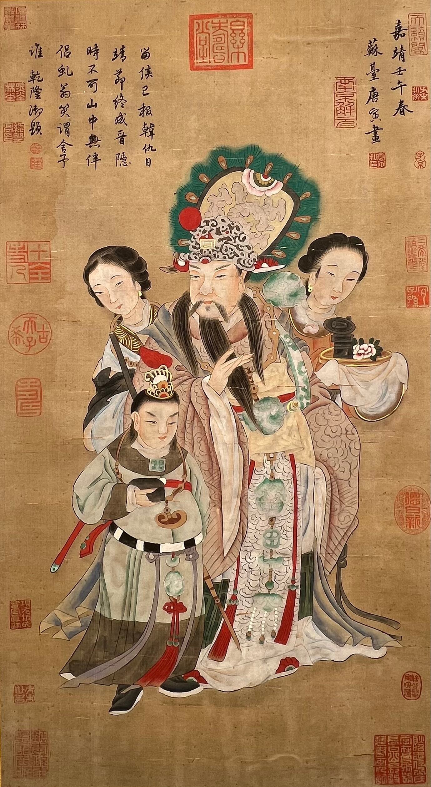 Chinese scroll painting Tang Yin