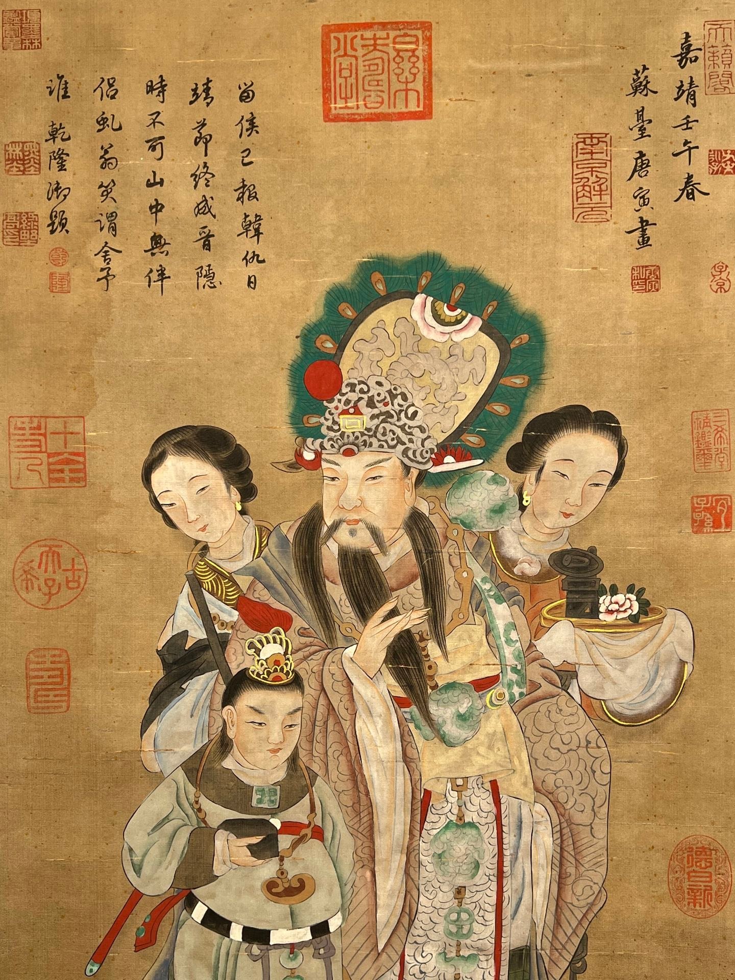 Chinese scroll painting Tang Yin