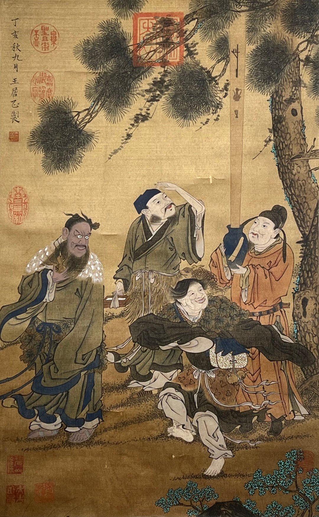 Chinese scroll painting Wang Juzheng