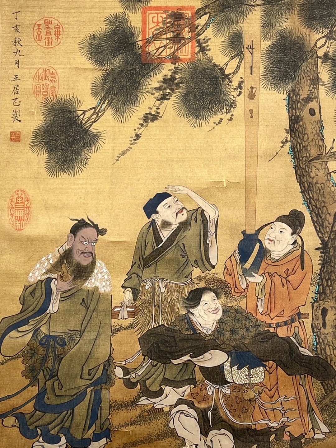 Chinese scroll painting Wang Juzheng
