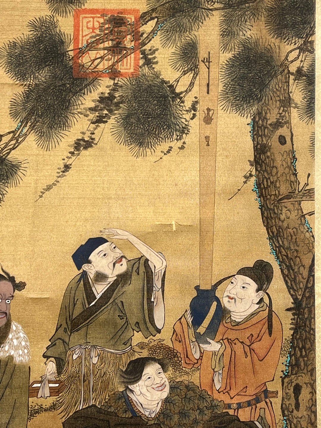 Chinese scroll painting Wang Juzheng