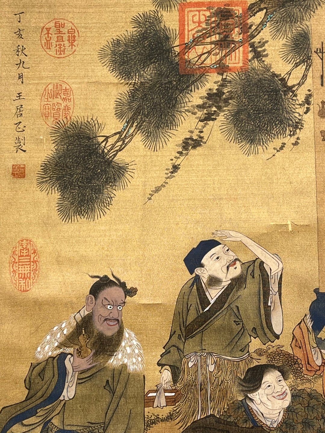 Chinese scroll painting Wang Juzheng