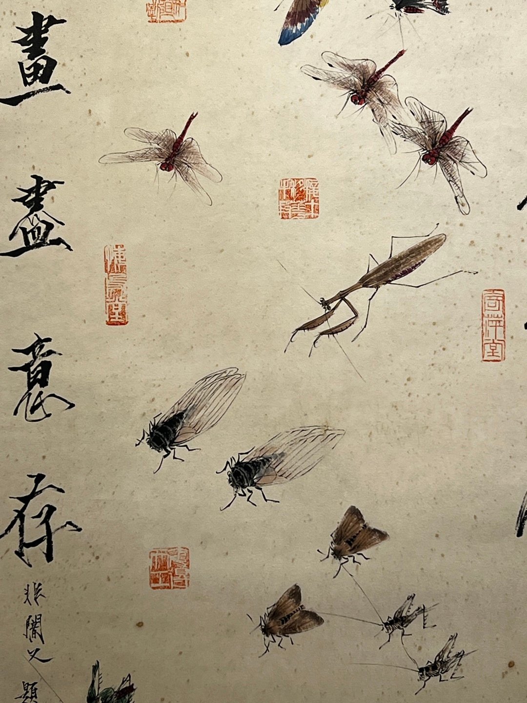 Chinese scroll painting Qi Baishi