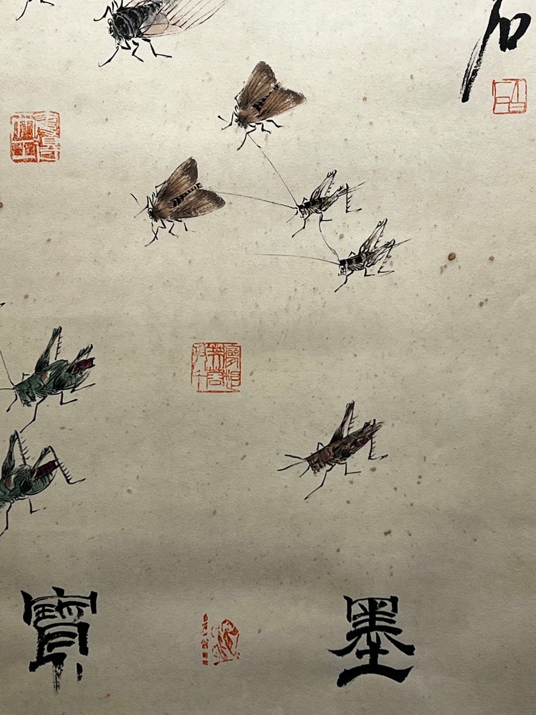 Chinese scroll painting Qi Baishi