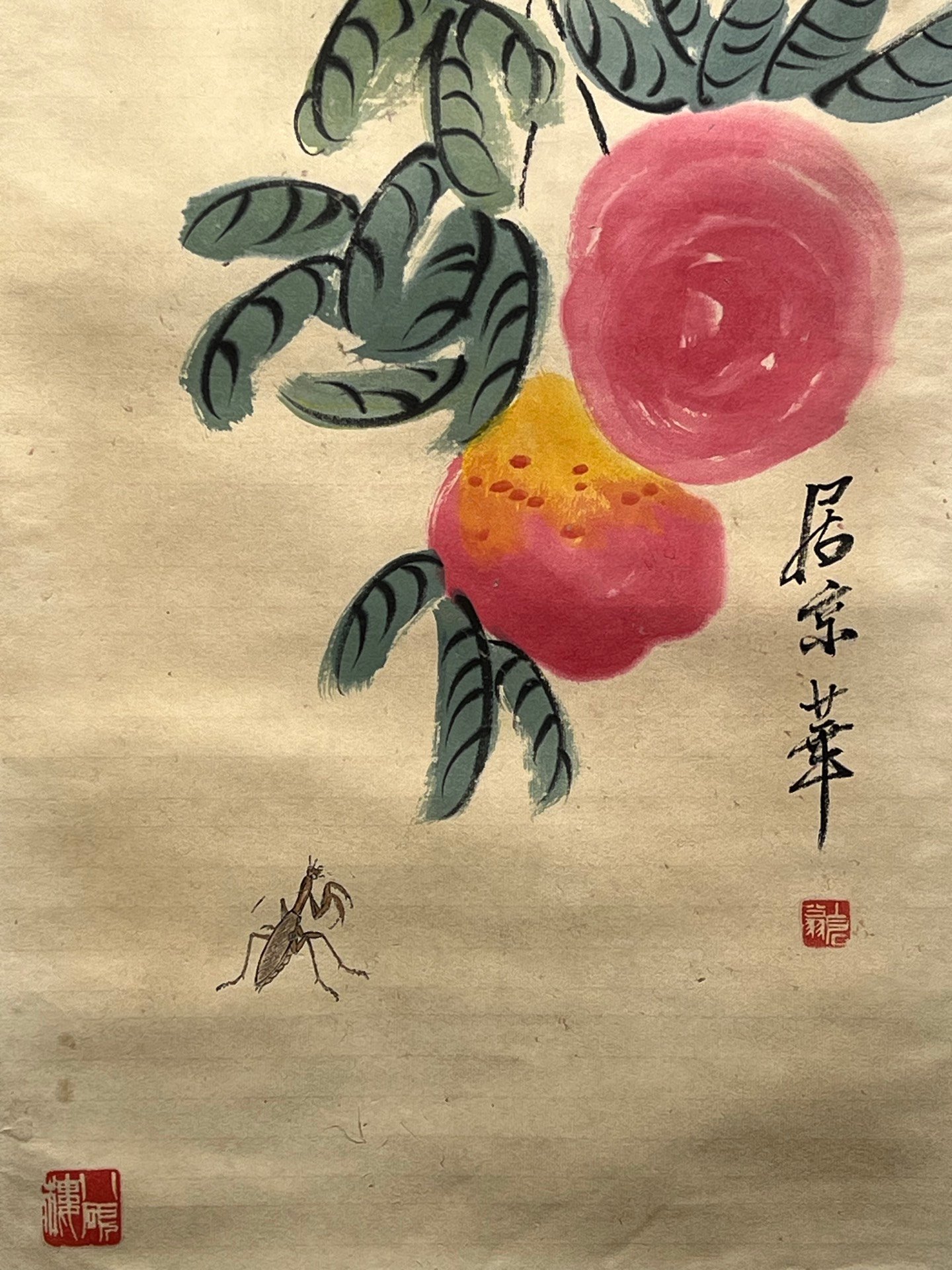 Chinese scroll painting Qi Baishi