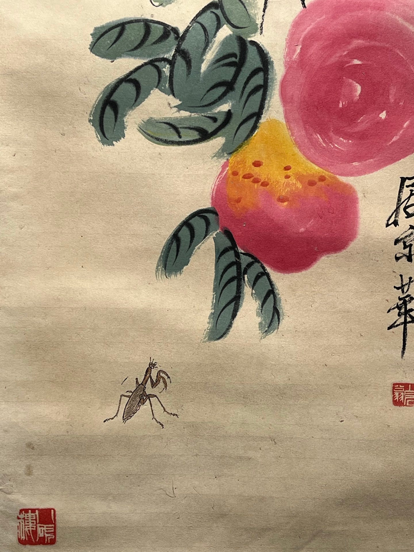 Chinese scroll painting Qi Baishi