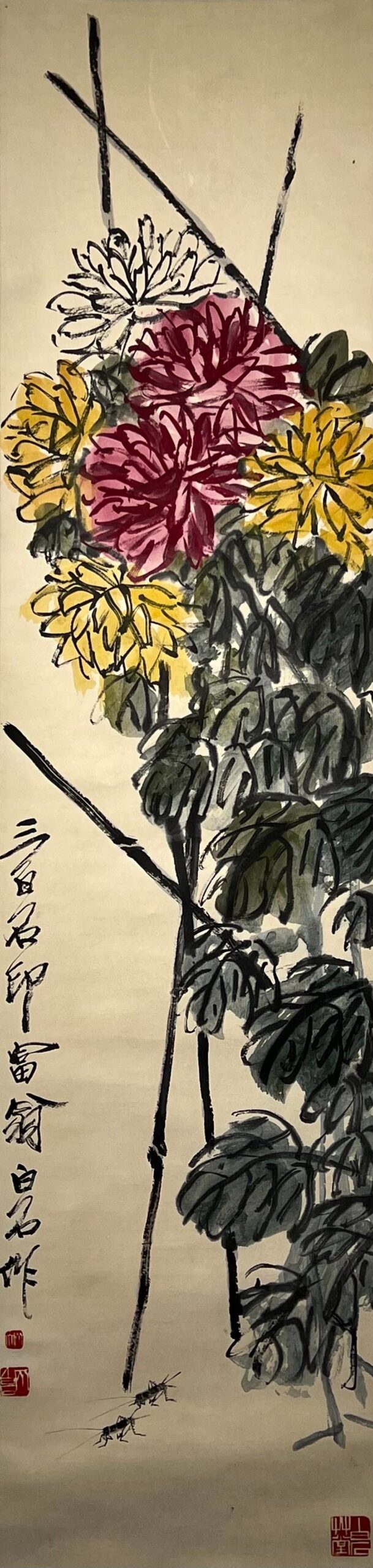 Chinese scroll painting Qi Baishi