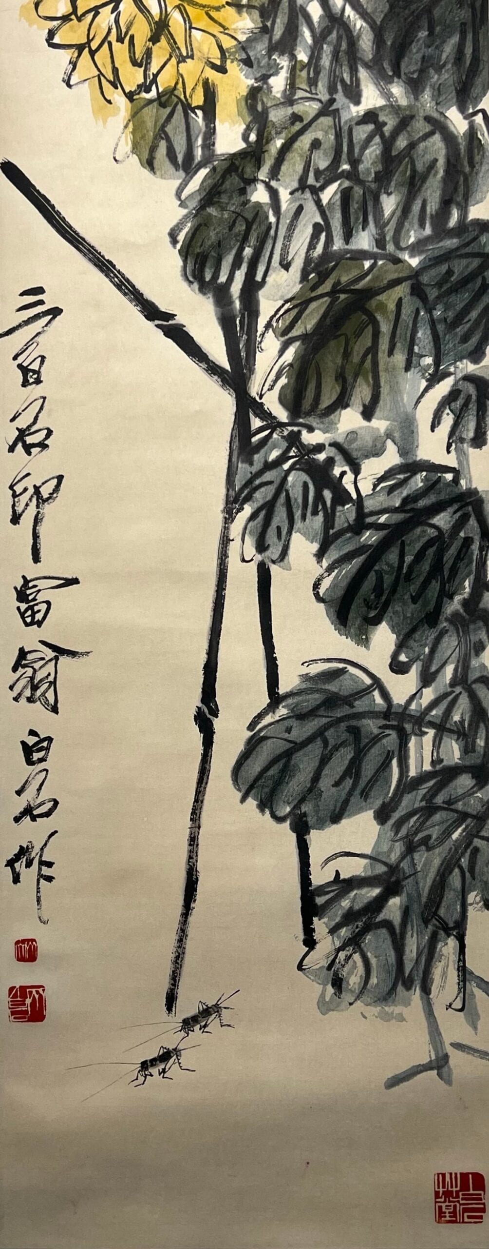 Chinese scroll painting Qi Baishi