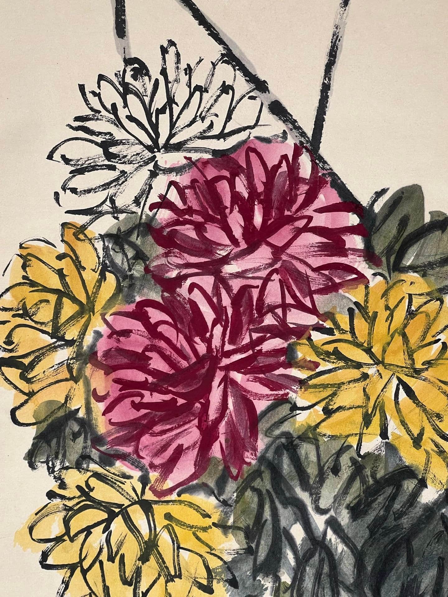 Chinese scroll painting Qi Baishi