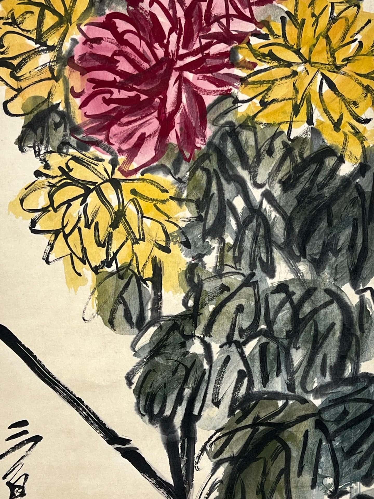 Chinese scroll painting Qi Baishi