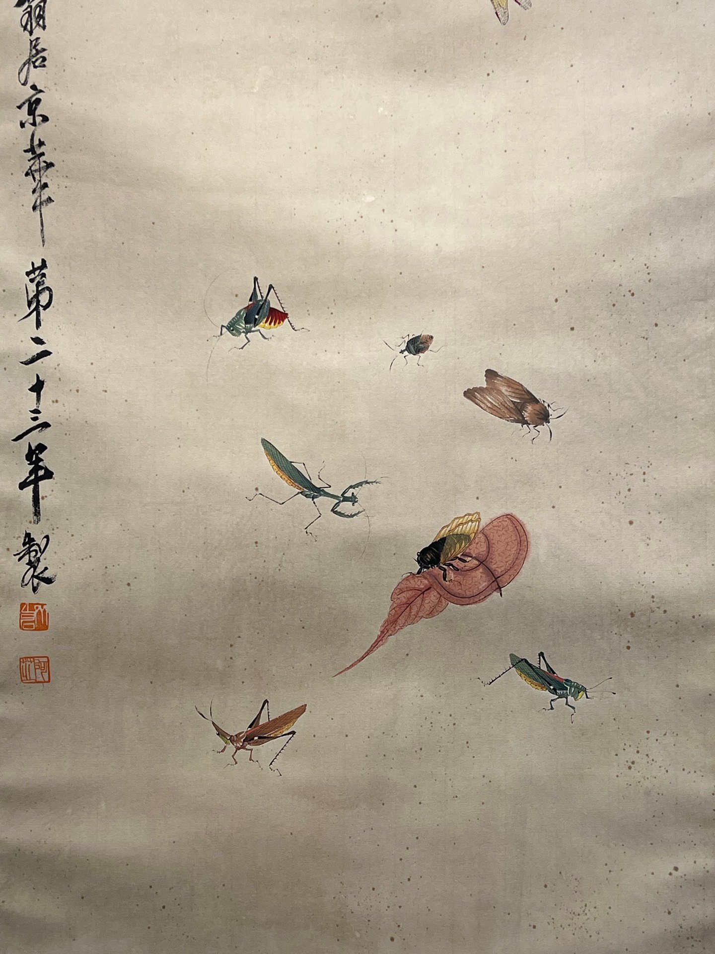Chinese scroll painting Qi Baishi
