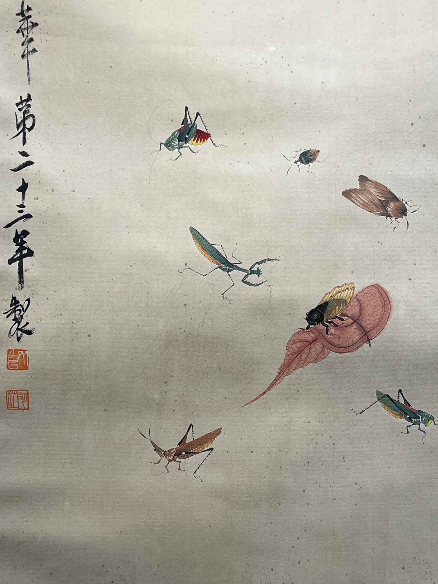 Chinese scroll painting Qi Baishi