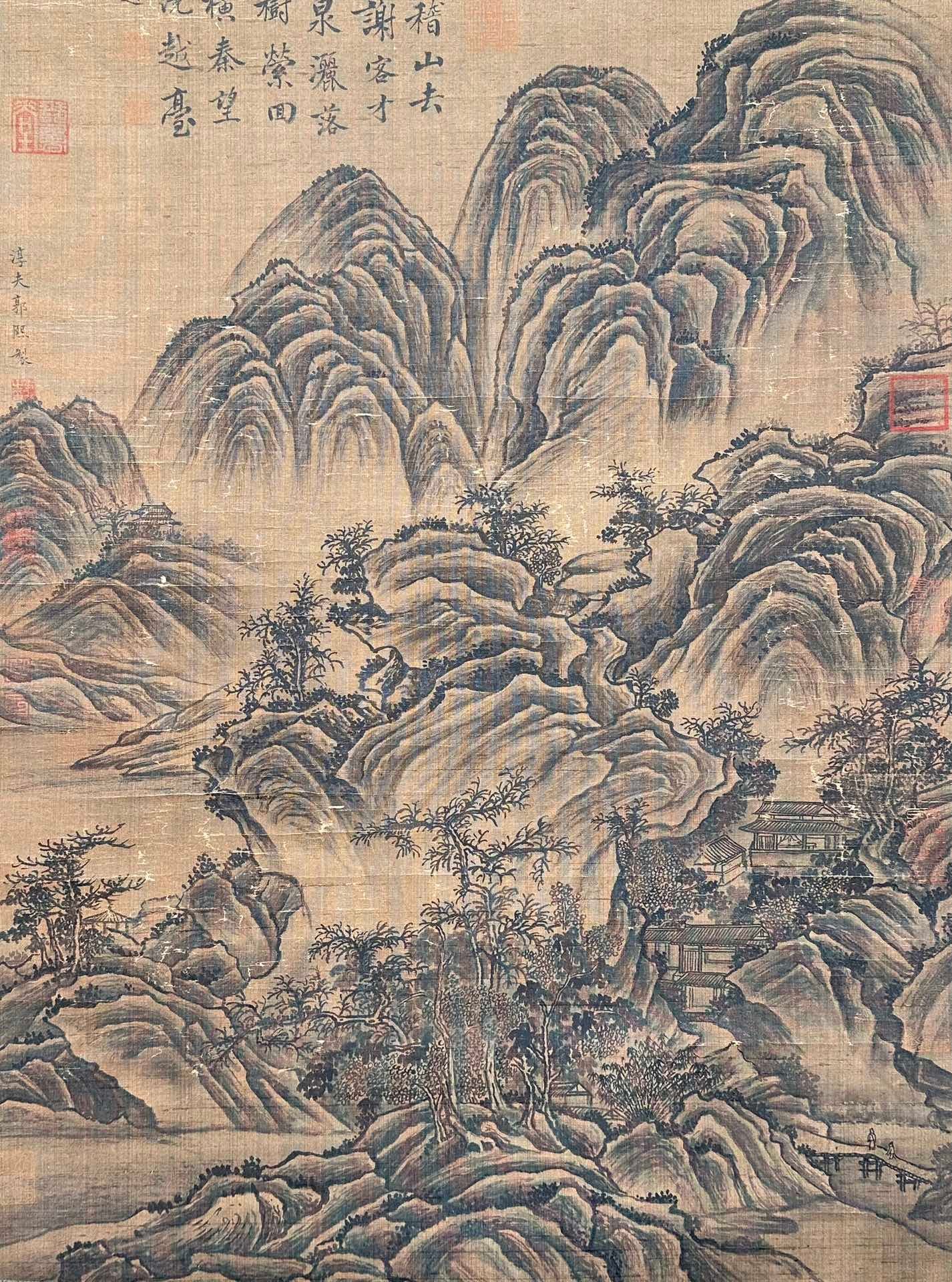 Chinese scroll painting Guo Xi