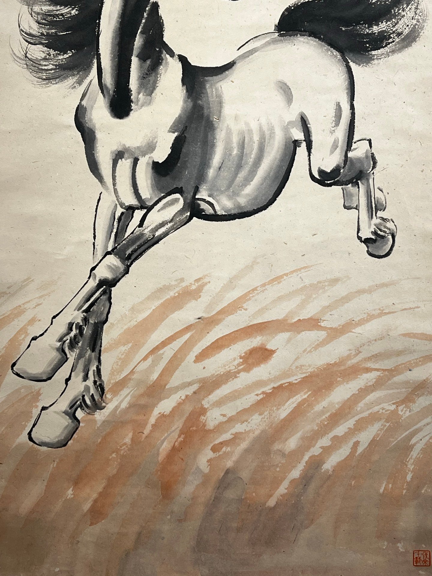 Chinese scroll painting Xu Beihong