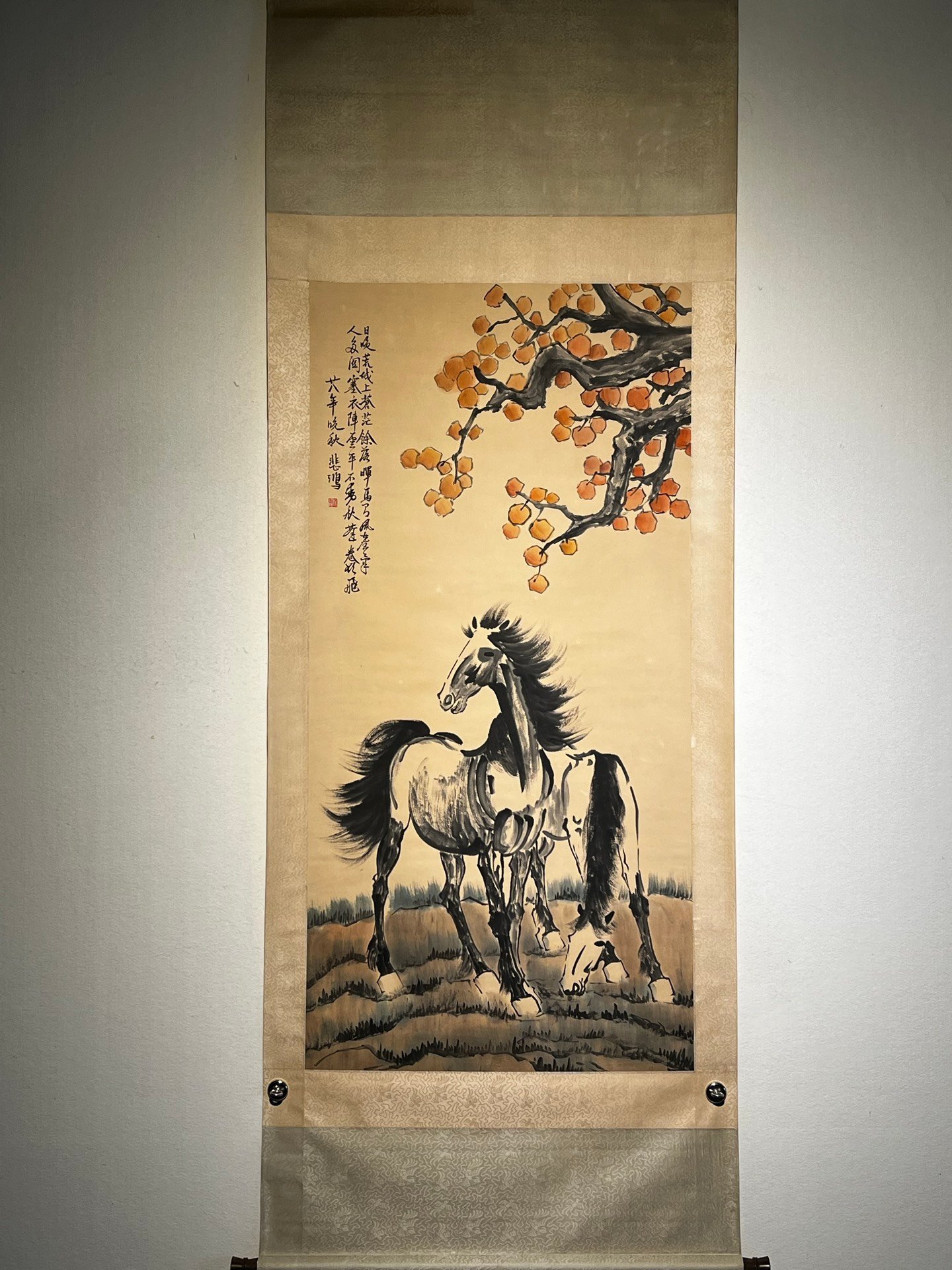 Chinese scroll painting Xu Beihong