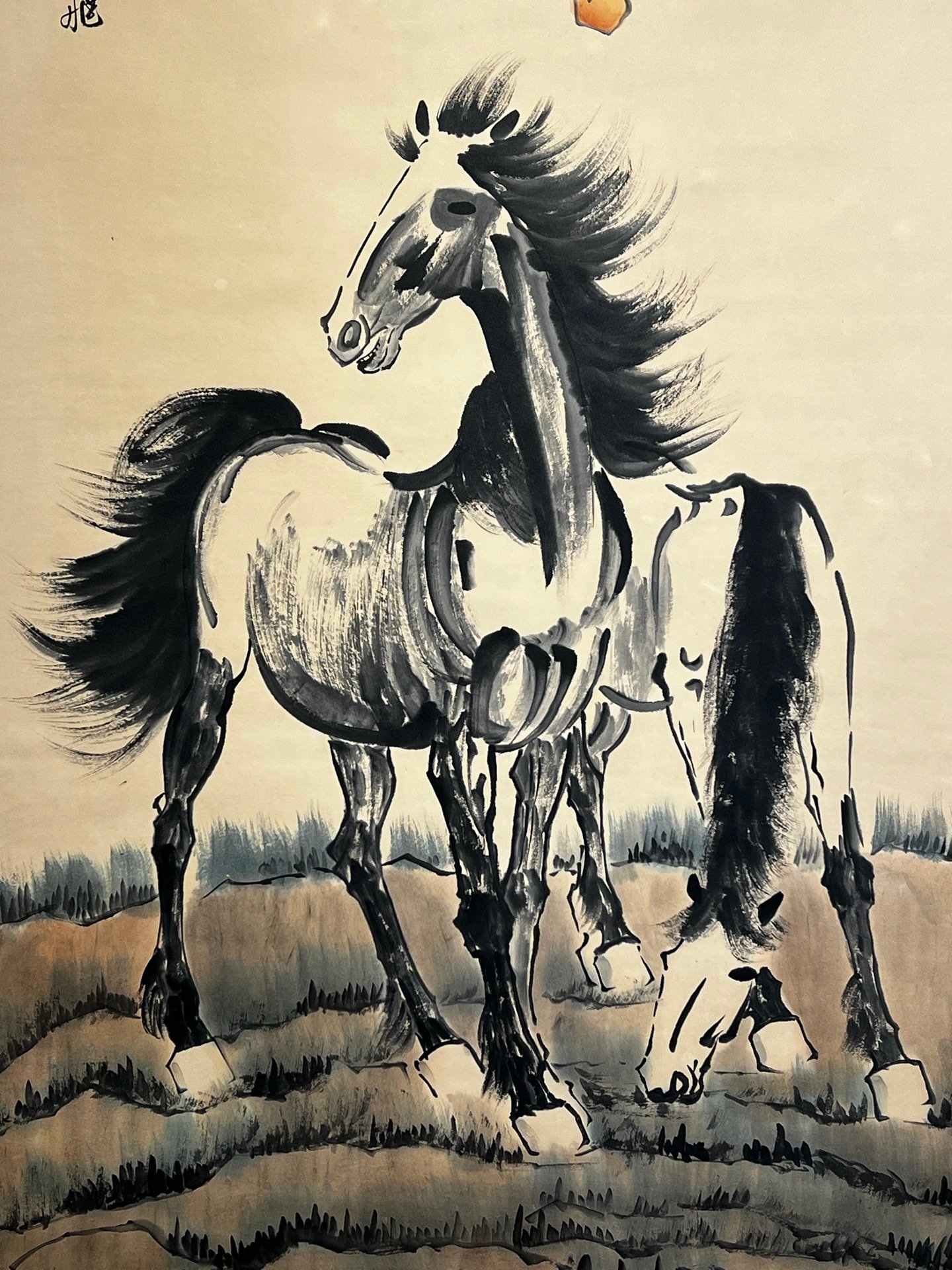 Chinese scroll painting Xu Beihong