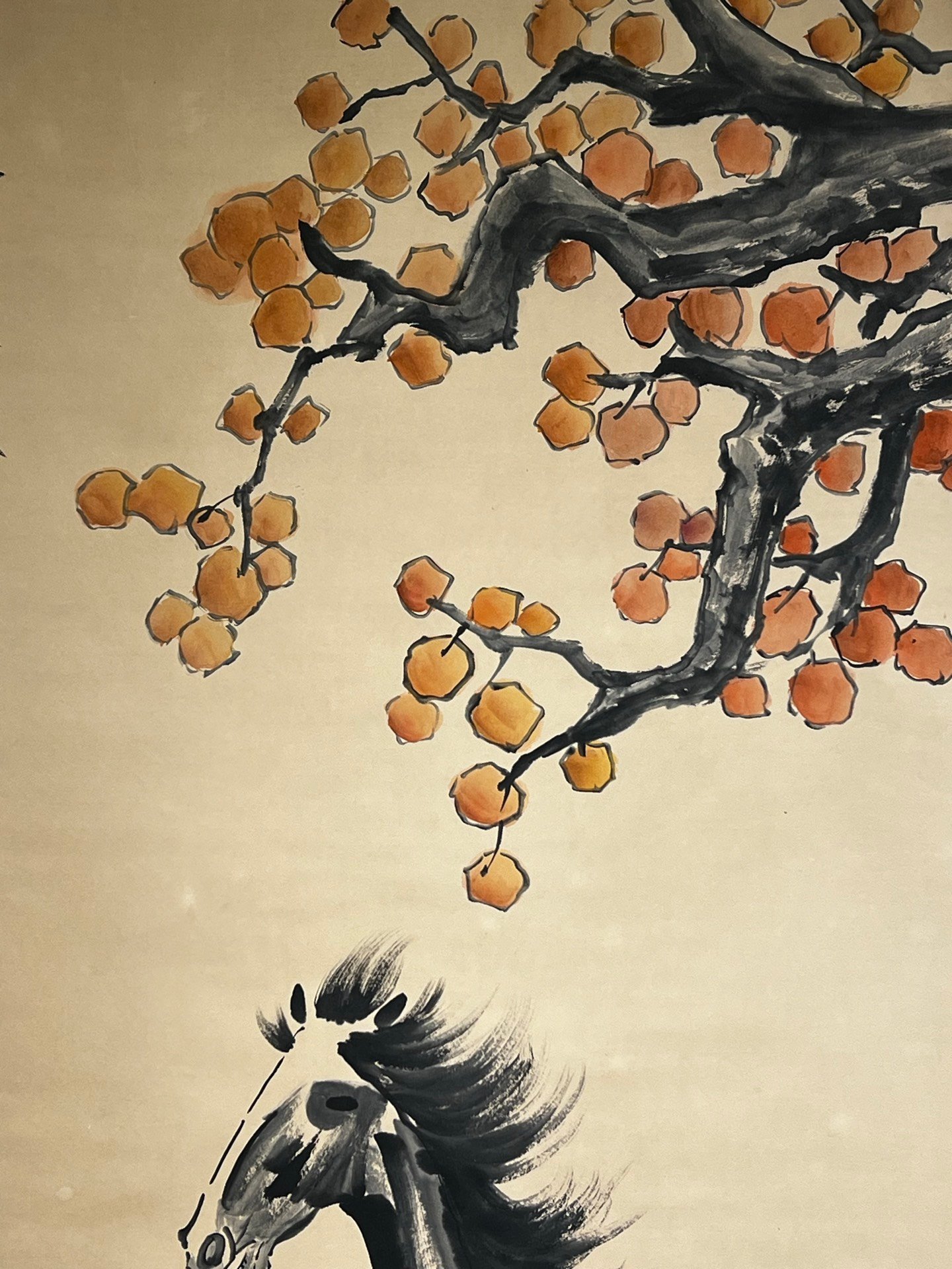 Chinese scroll painting Xu Beihong