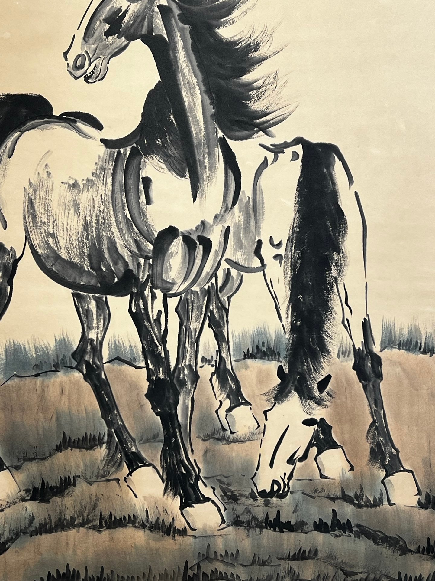 Chinese scroll painting Xu Beihong