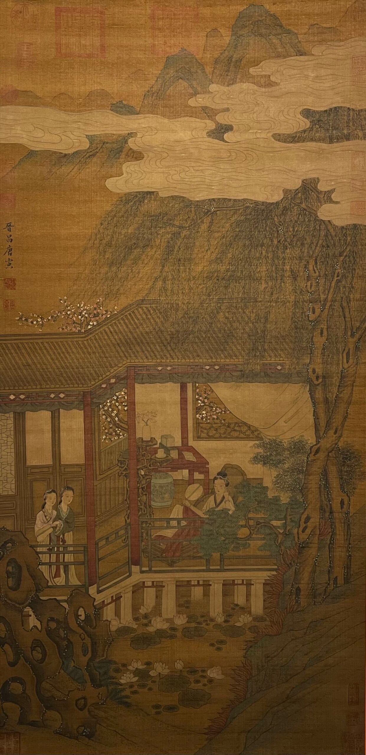 Chinese scroll painting Tang Yin