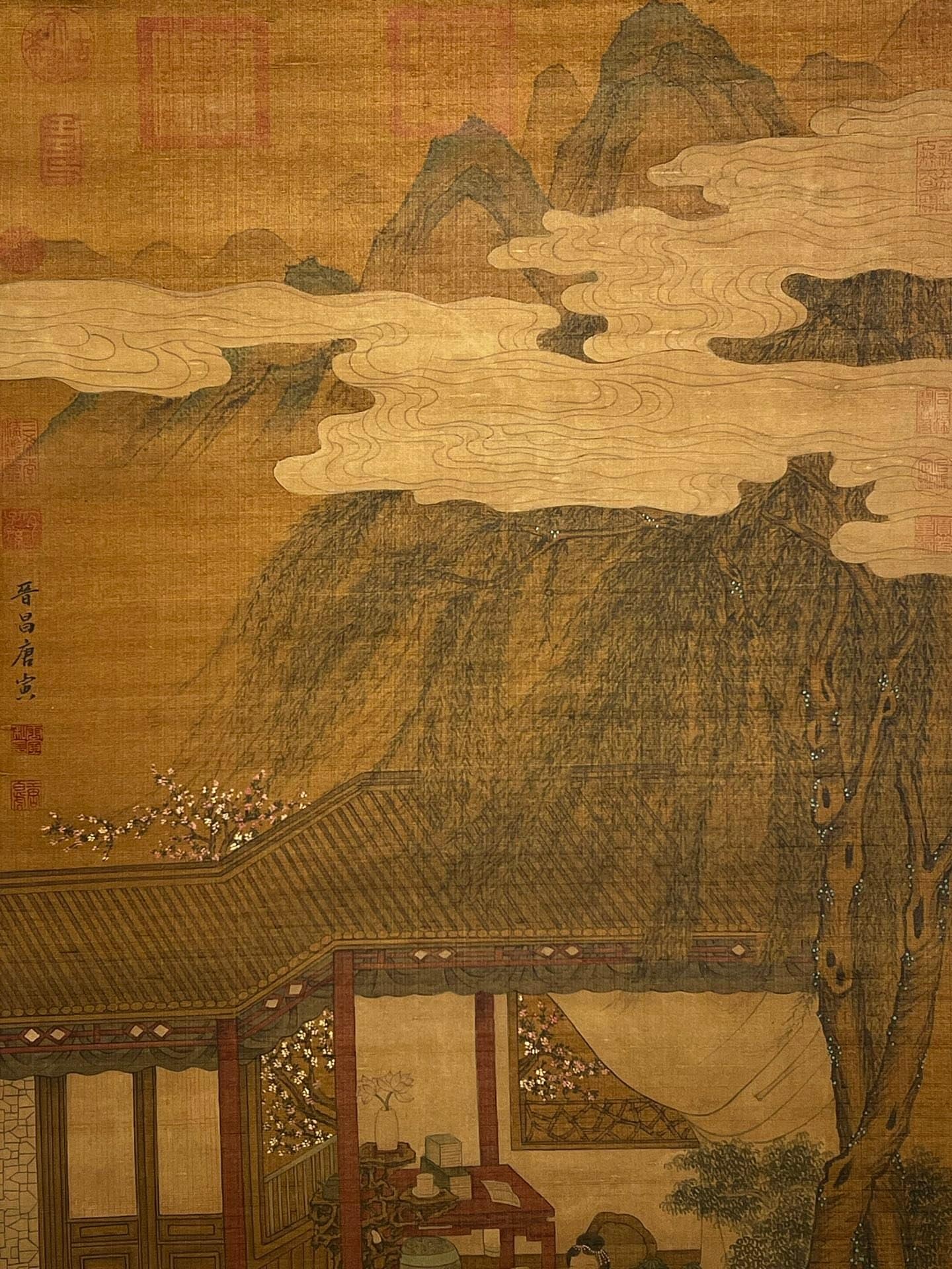 Chinese scroll painting Tang Yin