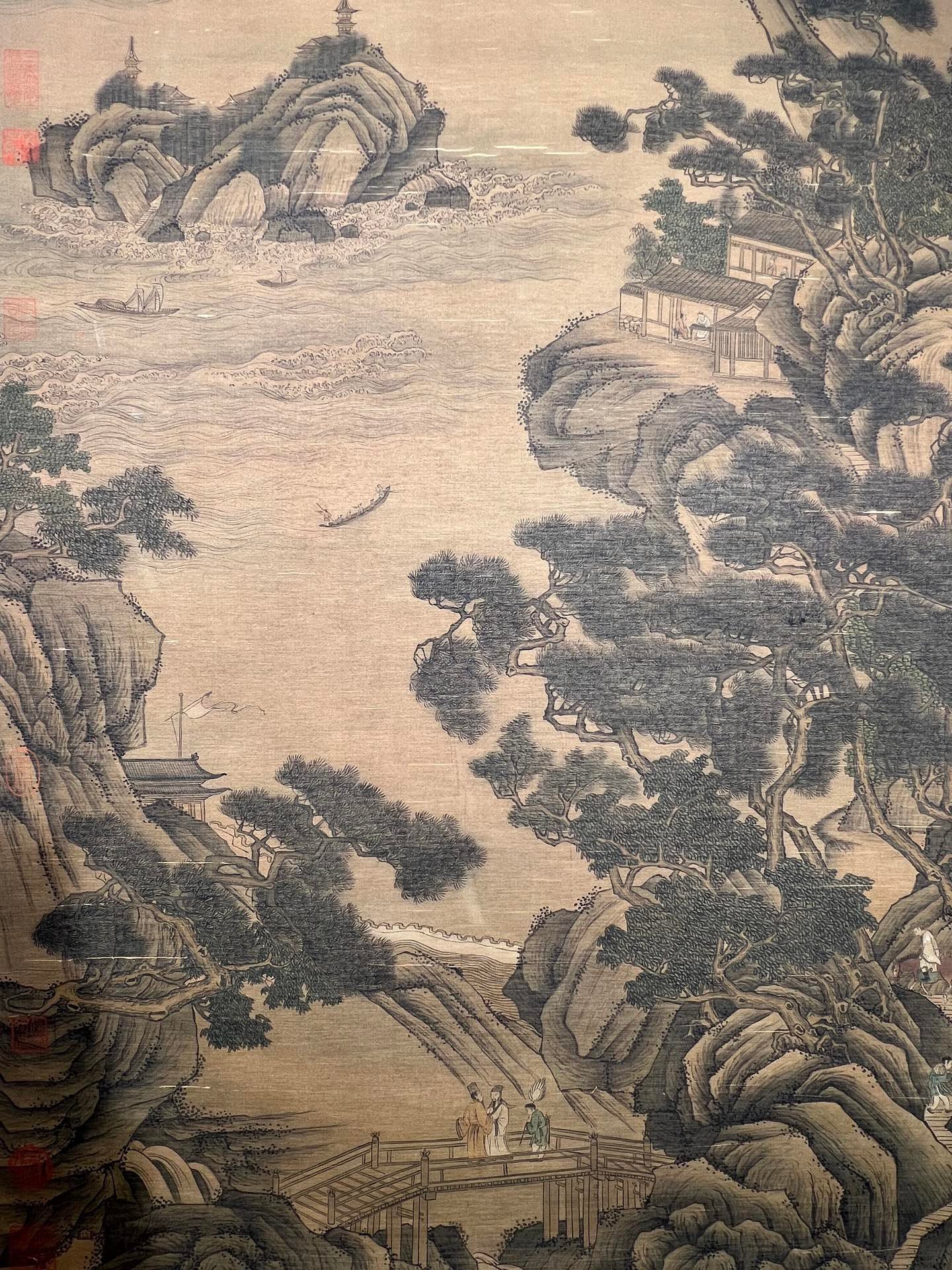 Chinese scroll painting Wang Zhenpeng