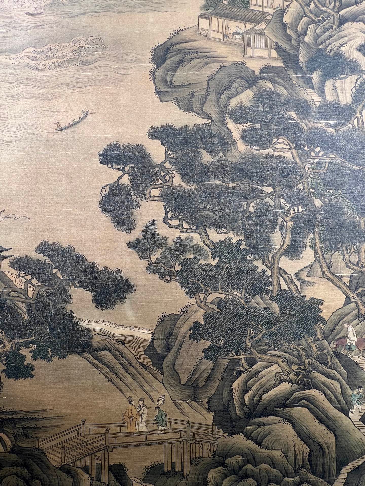 Chinese scroll painting Wang Zhenpeng