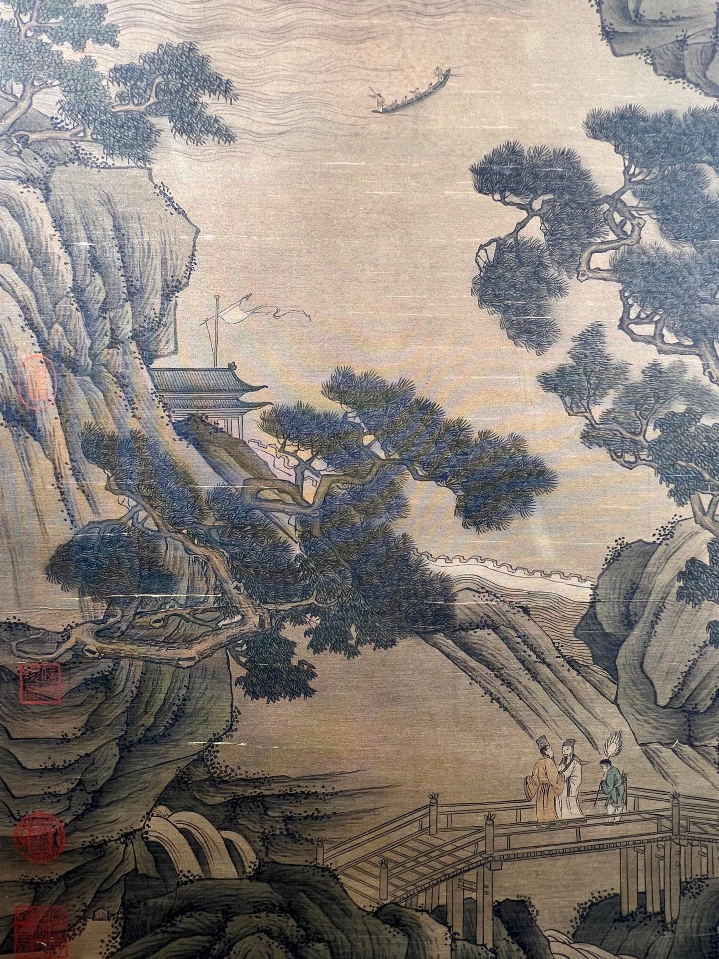 Chinese scroll painting Wang Zhenpeng