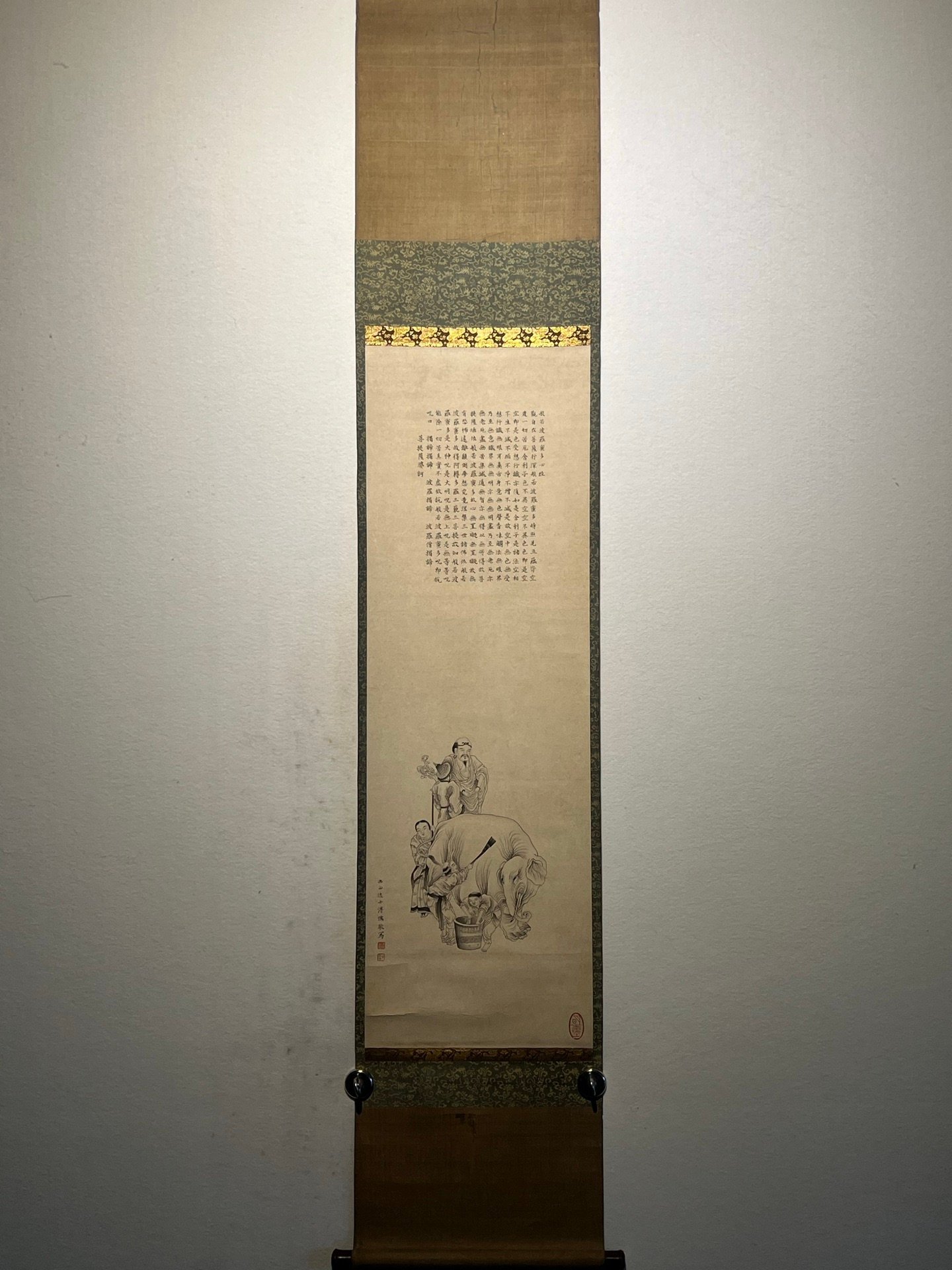 Chinese scroll painting Ben Luo Han Tu