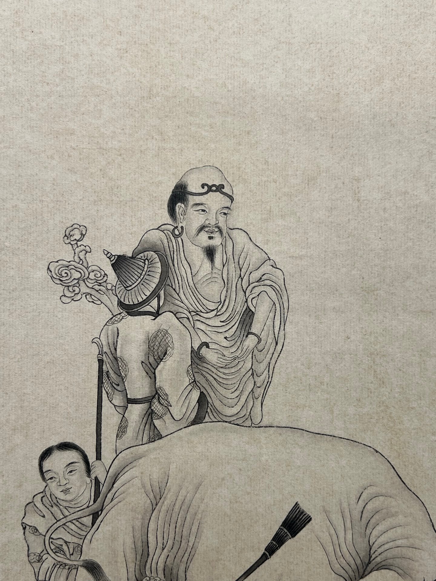 Chinese scroll painting Ben Luo Han Tu